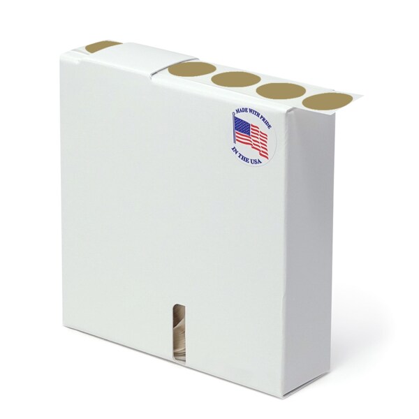 3/4" Color Coding Dots Gold - Roll Form